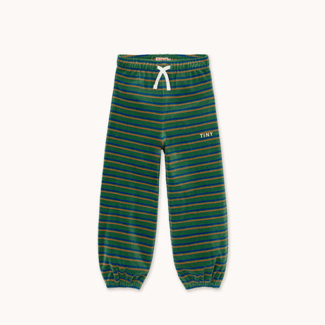 Tiny Cottons - Duo Stripes sweatpants - dark green | Scout & Co
