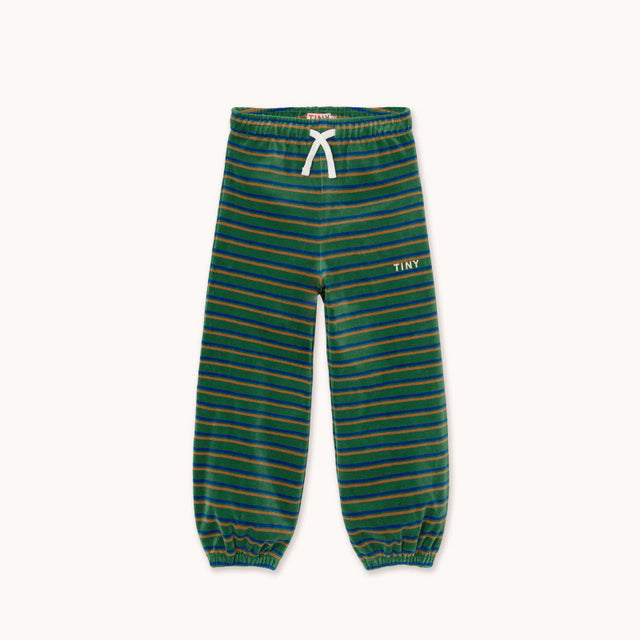 Tiny Cottons - Duo Stripes sweatpants - dark green | Scout & Co