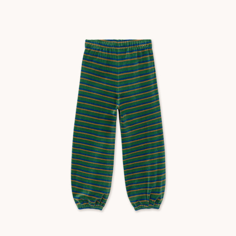 Tiny Cottons - Duo Stripes sweatpants - dark green | Scout & Co