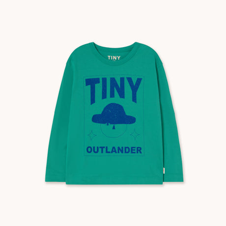 Tiny Cottons - Outlander graphic sleeve tee - emerald | Scout & Co