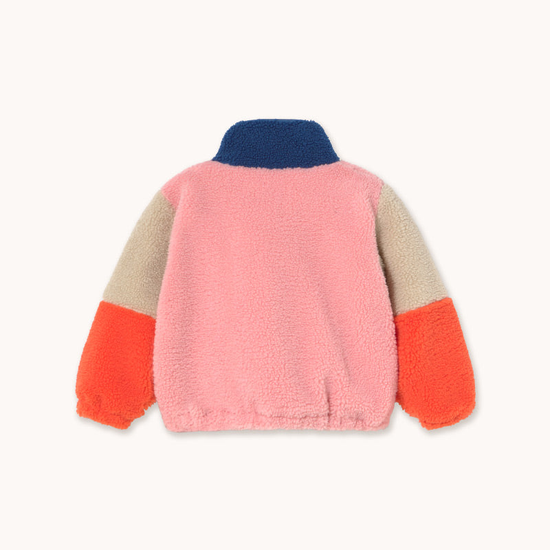 Tiny Cottons - Colour Block polar sherpa jacket - dark blue | Scout & Co