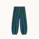 Tiny Cottons - Stripes sherpa sweatpants - green / navy | Scout & Co