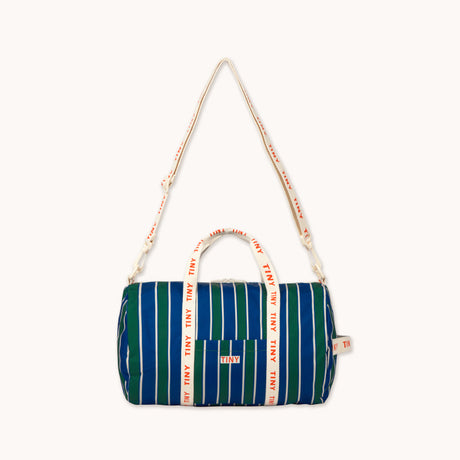 Tiny Cottons - Stripes duffel bag - dark blue | Scout & Co