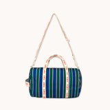 Tiny Cottons - Stripes duffel bag - dark blue | Scout & Co