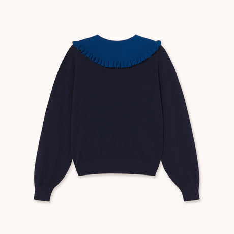 The Tiny Big Sister - Sara merino wool sweater - navy | Scout & Co