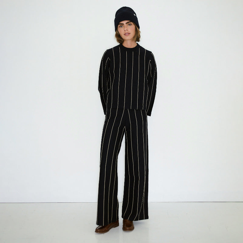The Tiny Big Sister - Chloe striped sweater - navy