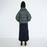 The Tiny Big Sister - Roses short jacket - dark brown