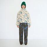 The Tiny Big Sister - Roses sherpa jacket - vanilla