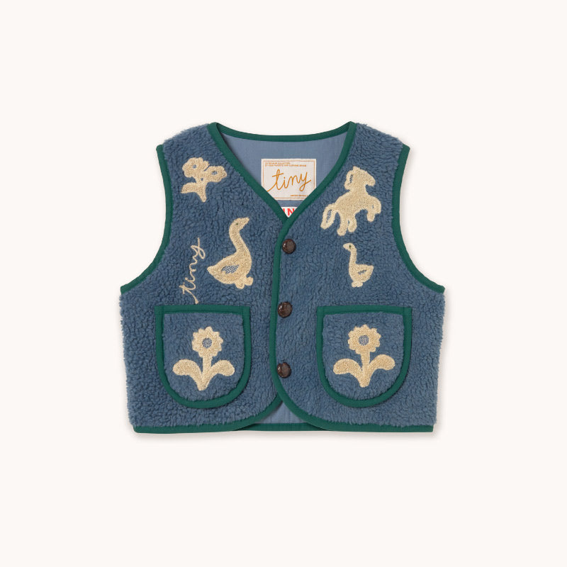 Tiny Cottons - Sherpa vest | Scout & Co