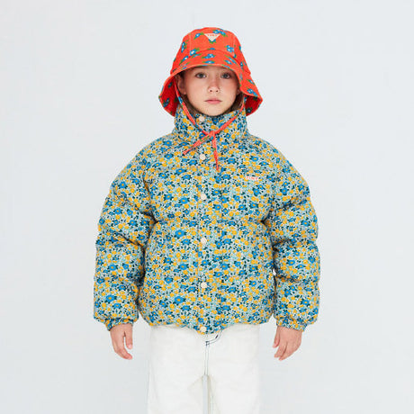 Tiny Cottons - Flower Pattern short padded jacket | Scout & Co