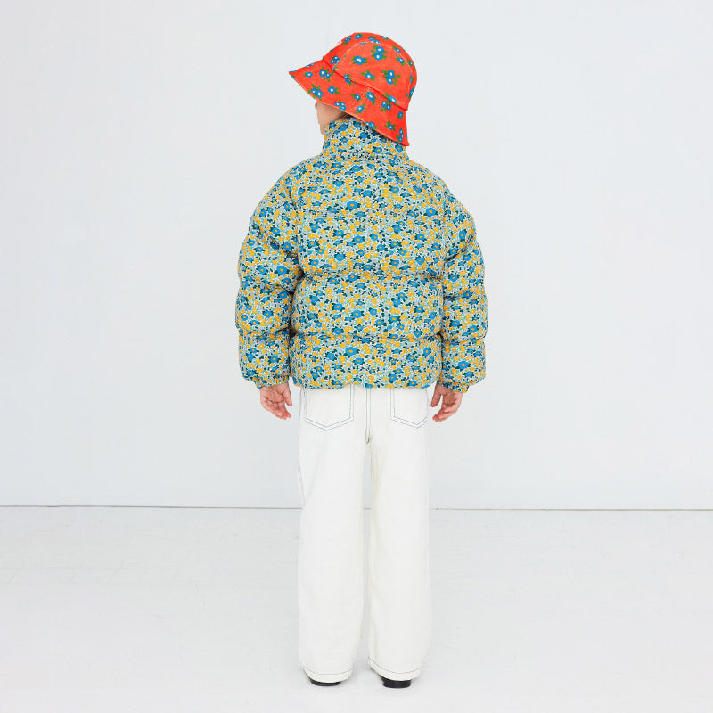 Tiny Cottons - Flower Pattern short padded jacket | Scout & Co