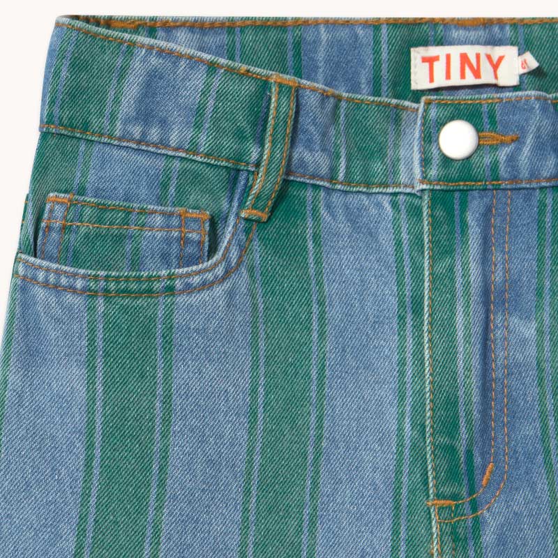Tiny Cottons - Retro Stripes straight denim jeans | Scout & Co