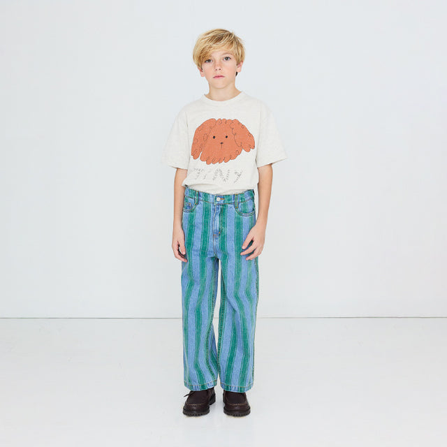 Tiny Cottons - Retro Stripes straight denim jeans | Scout & Co