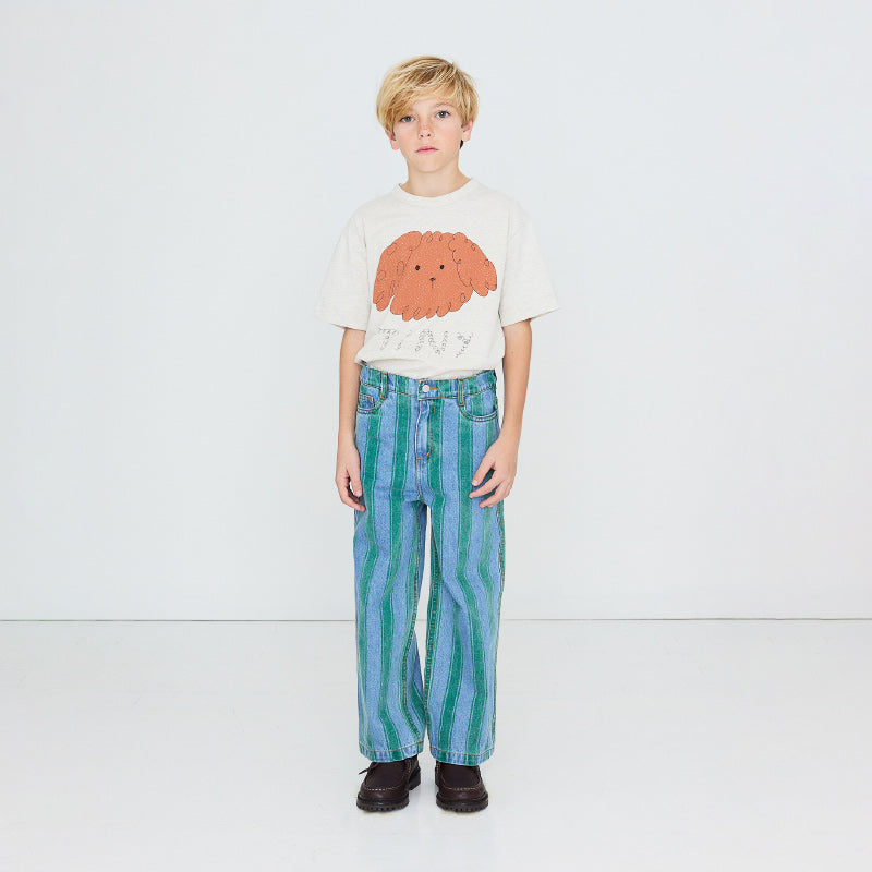 Tiny Cottons - Retro Stripes straight denim jeans | Scout & Co