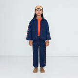 Tiny Cottons - Mini Mushrooms embroidered denim jeans | Scout & Co