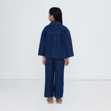 Tiny Cottons - Mini Mushrooms embroidered denim jeans | Scout & Co