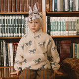 Tiny Cottons - Horses sherpa sweatshirt | Scout & Co