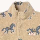 Tiny Cottons - Horses sherpa sweatshirt | Scout & Co