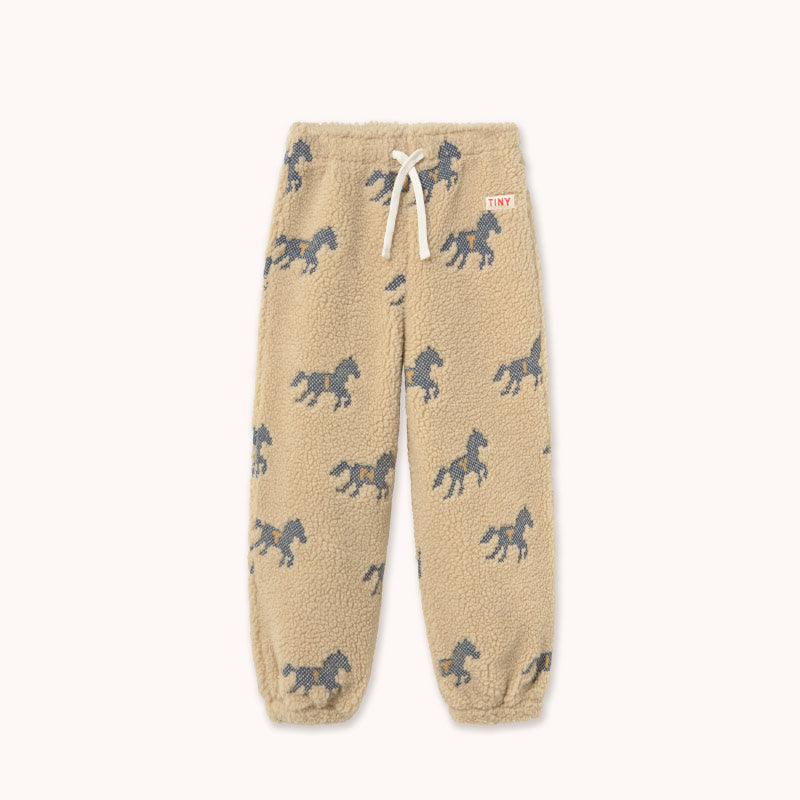 Tiny Cottons - Horses sherpa pants | Scout & Co