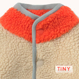 Tiny Cottons - Colour Block sherpa one-piece - vanilla - baby | Scout & Co