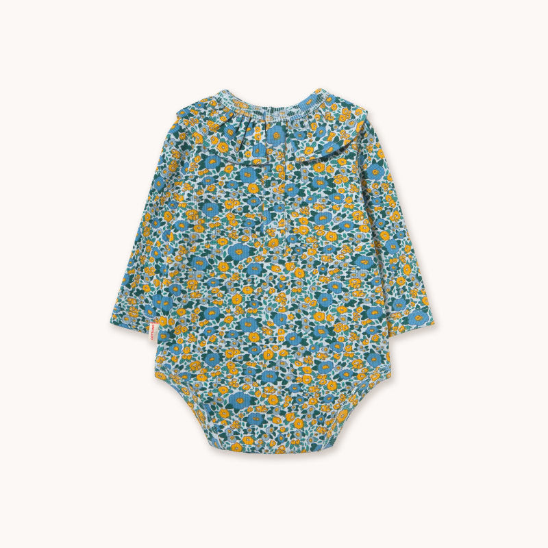 Tiny Cottons - Flower pattern rib body - baby | Scout & Co
