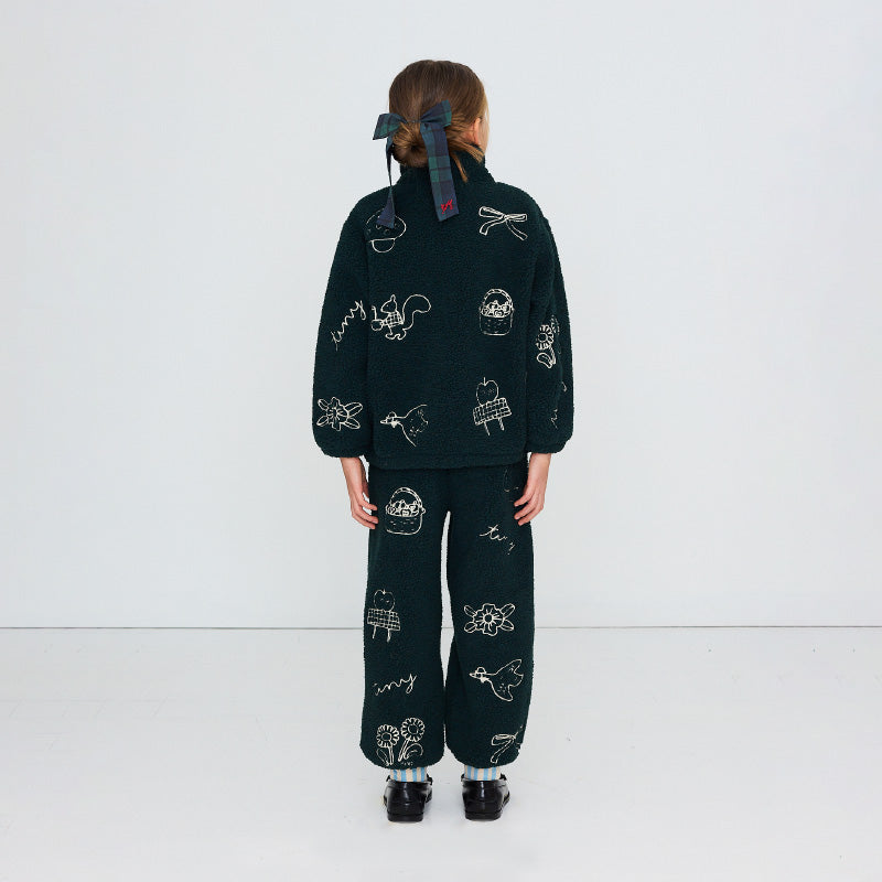 Tiny Cottons - Tiny Apples sherpa pants | Scout & Co