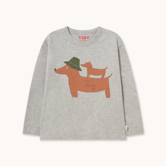 Tiny Cottons - Two Dogs graphic sleeve tee | Scout & Co