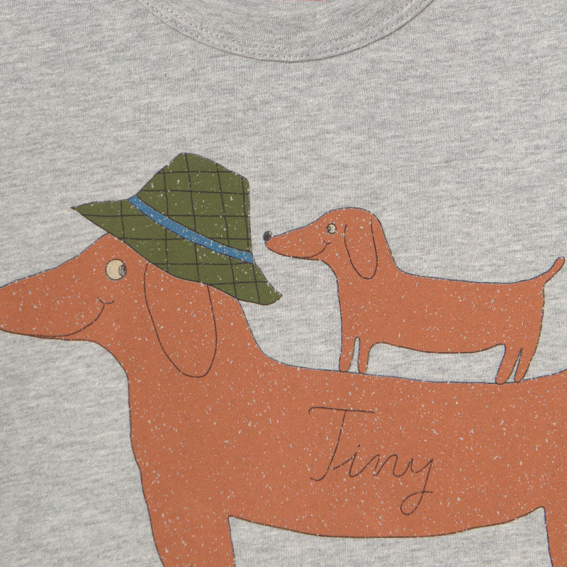 Tiny Cottons - Two Dogs graphic sleeve tee | Scout & Co