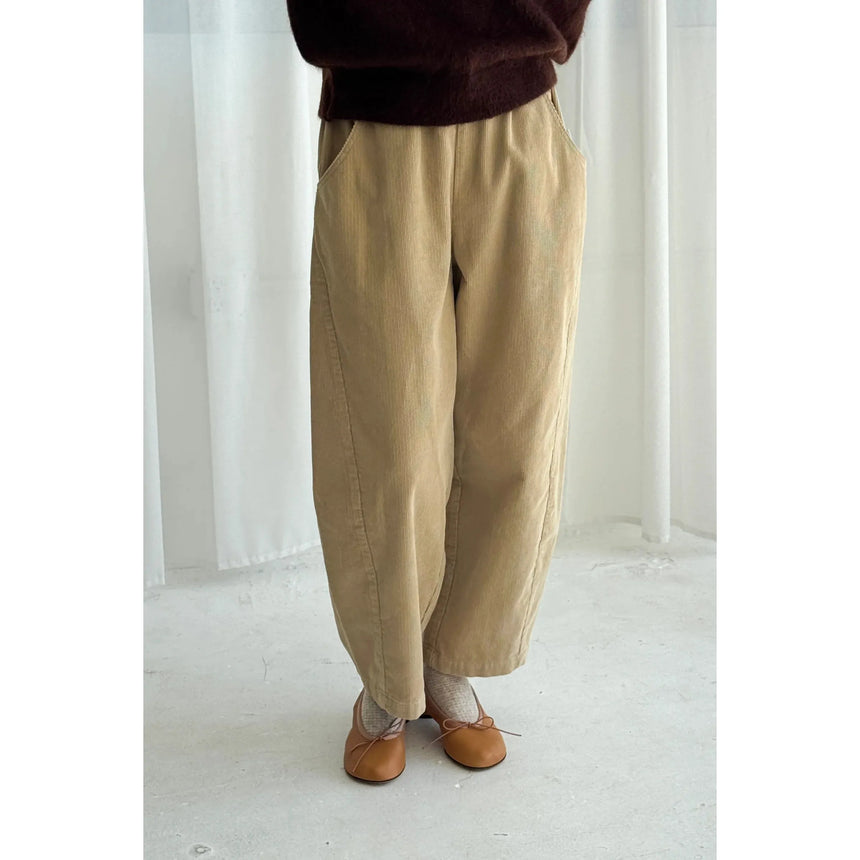 Le Bon Shoppe - Corduroy Arc pants - Khaki | Scout & Co