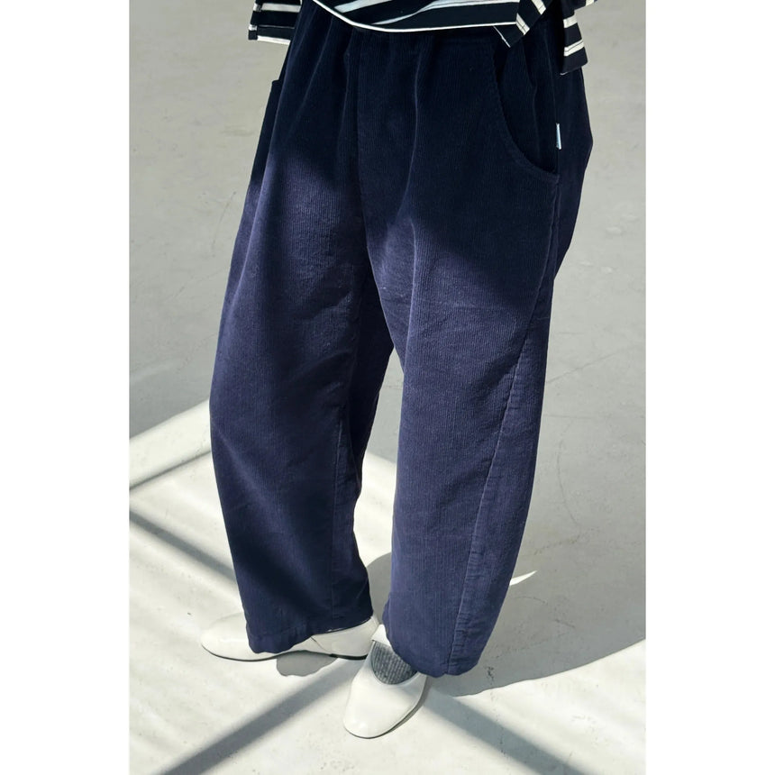 Le Bon Shoppe - Corduroy Arc pants - Navy | Scout & Co