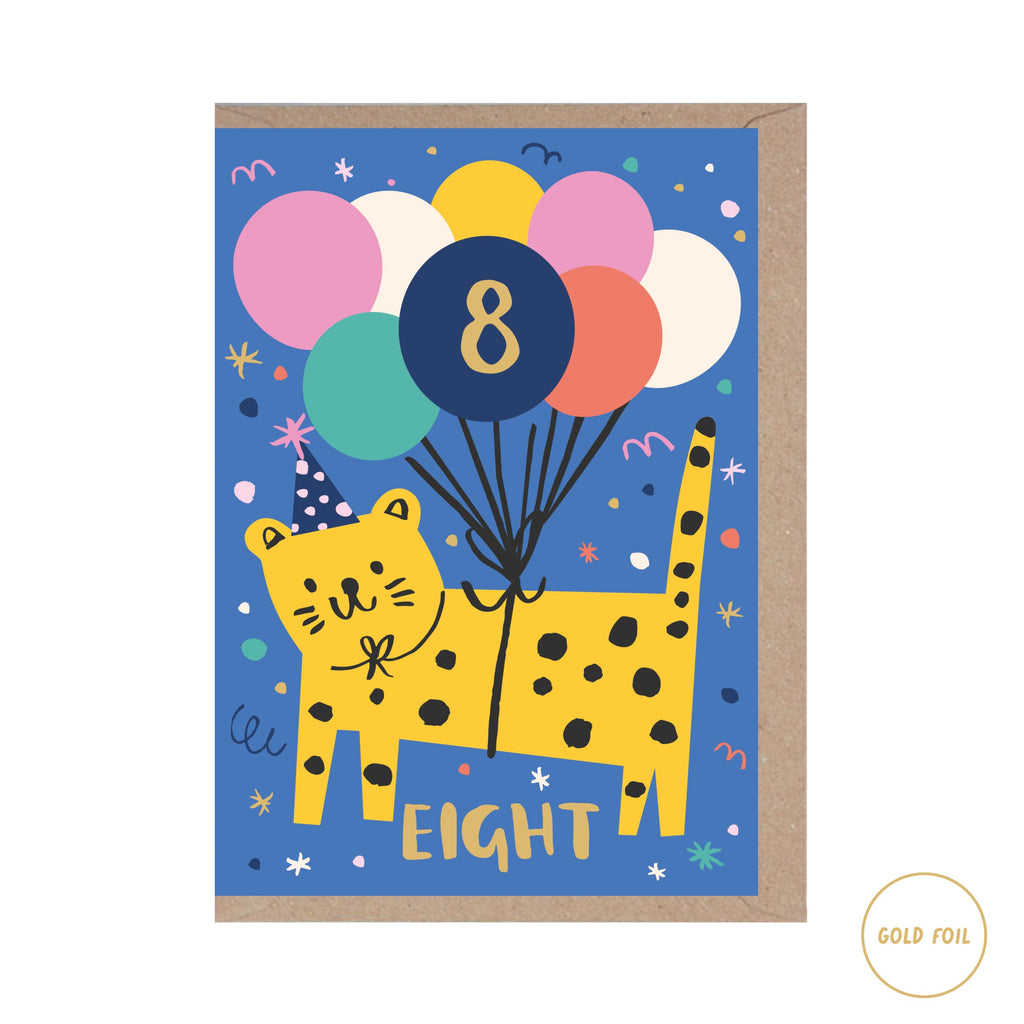 Rumble Cards - Tiger 8th birthday card | Scout & Co