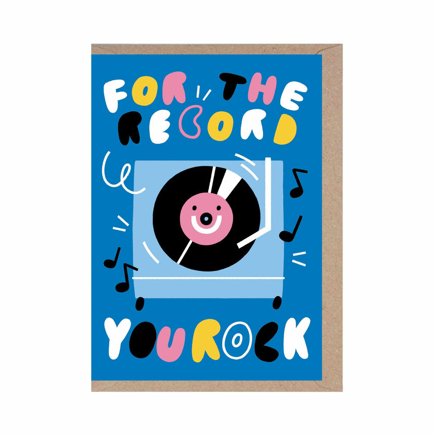 Rumble Cards - Just For The Record card | Scout & Co