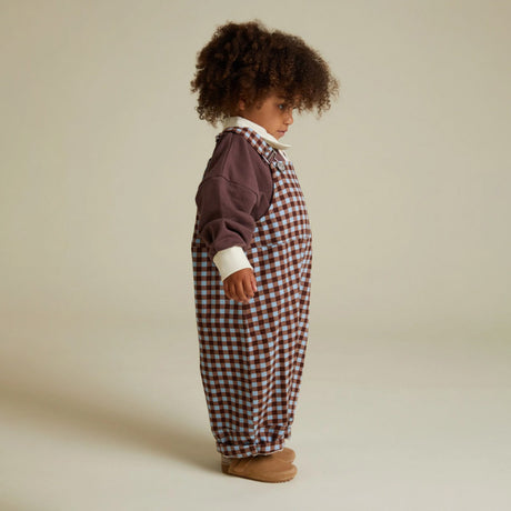 Claude & Co - August Sky gingham dungarees | Scout & Co