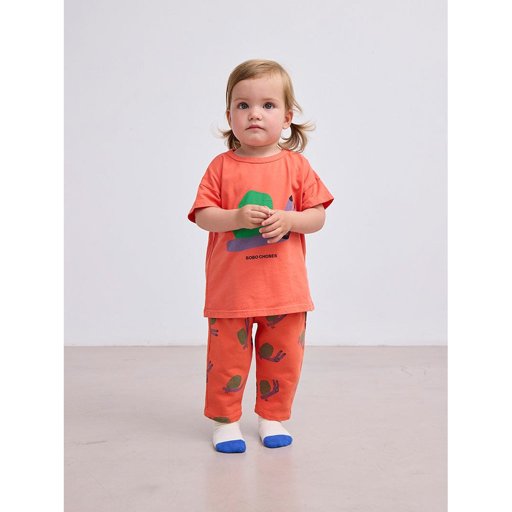 Bobo Choses - Funny Snail all-over jogging pants - baby | Scout & Co