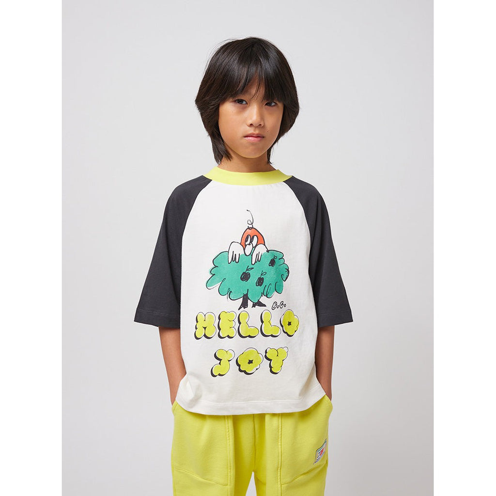 Bobo Choses - Hello Joy raglan sleeve T-shirt | Scout & Co