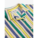 Bobo Choses - Multicolour stripes terry cloth shirt | Scout & Co
