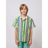 Bobo Choses - Multicolour stripes terry cloth shirt | Scout & Co