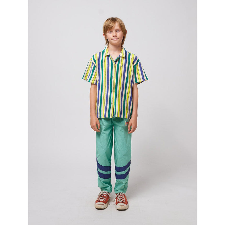 Bobo Choses - Multicolour stripes terry cloth shirt | Scout & Co