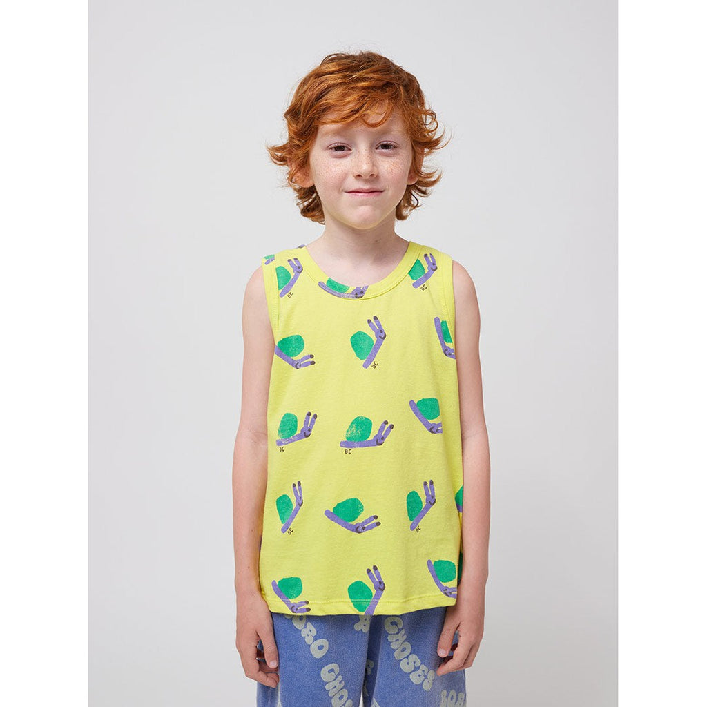 Bobo Choses - Funny Snail all-over tank top | Scout & Co