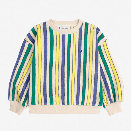 Bobo Choses - Multicolour stripes terry sweatshirt | Scout & Co