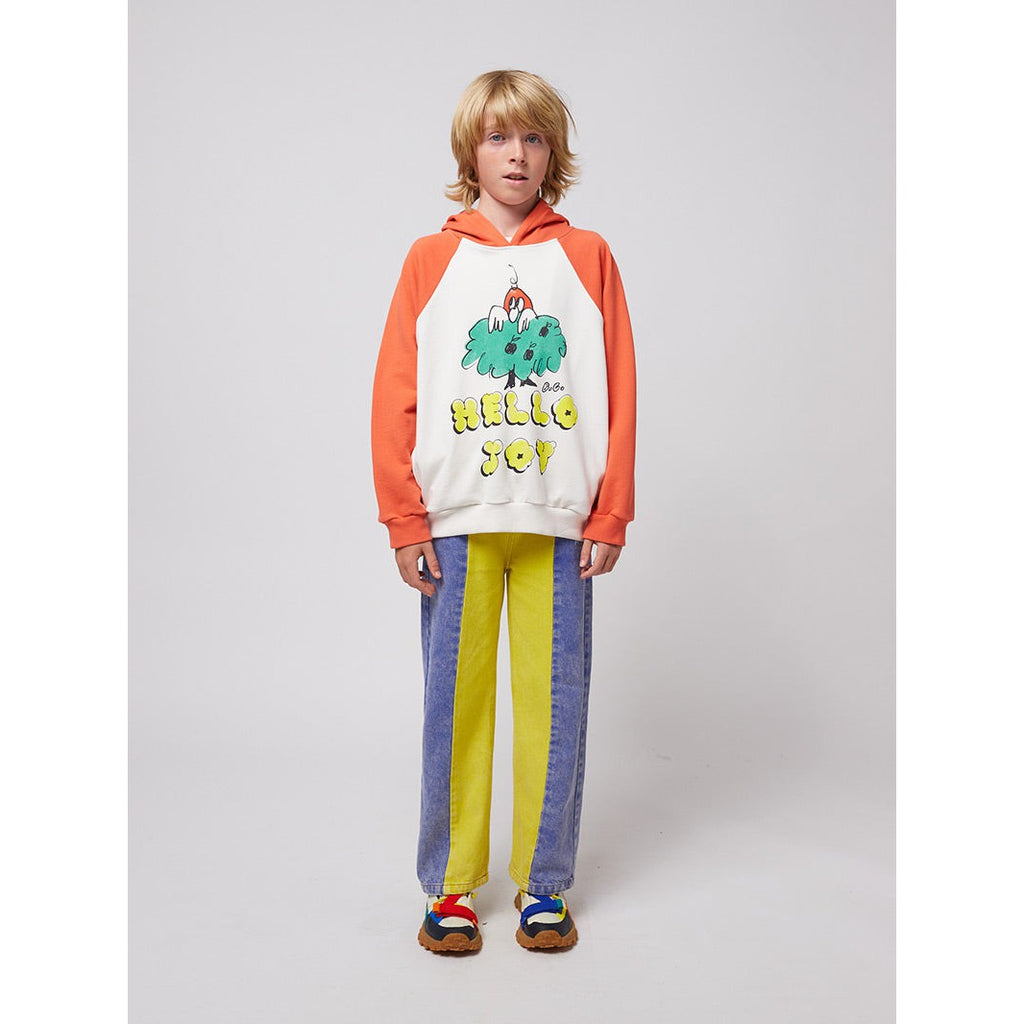 Bobo Choses - Hello Joy raglan sleeves hoodie | Scout & Co