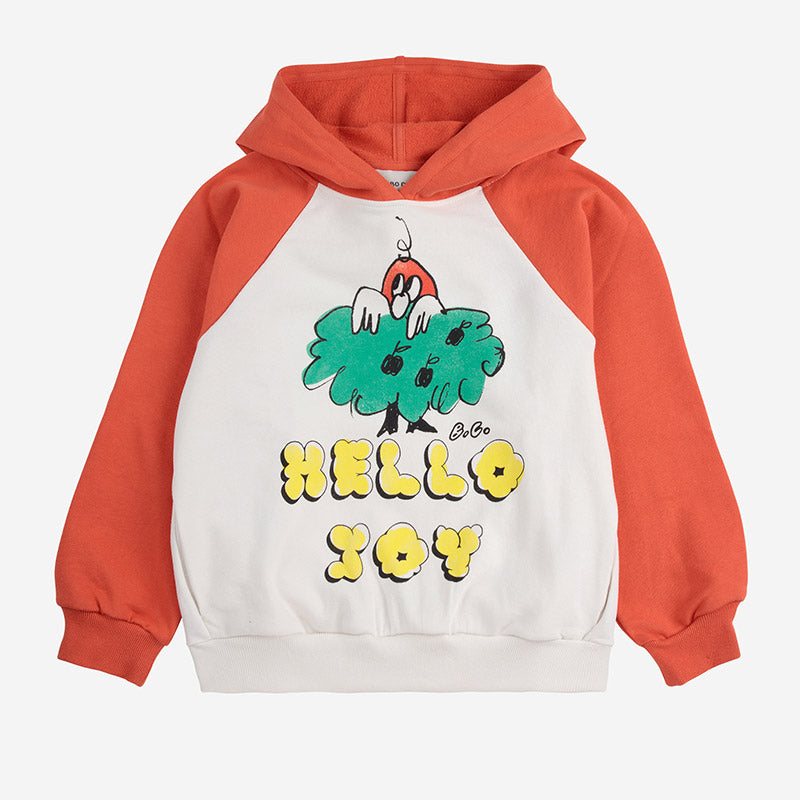 Bobo Choses - Hello Joy raglan sleeves hoodie | Scout & Co