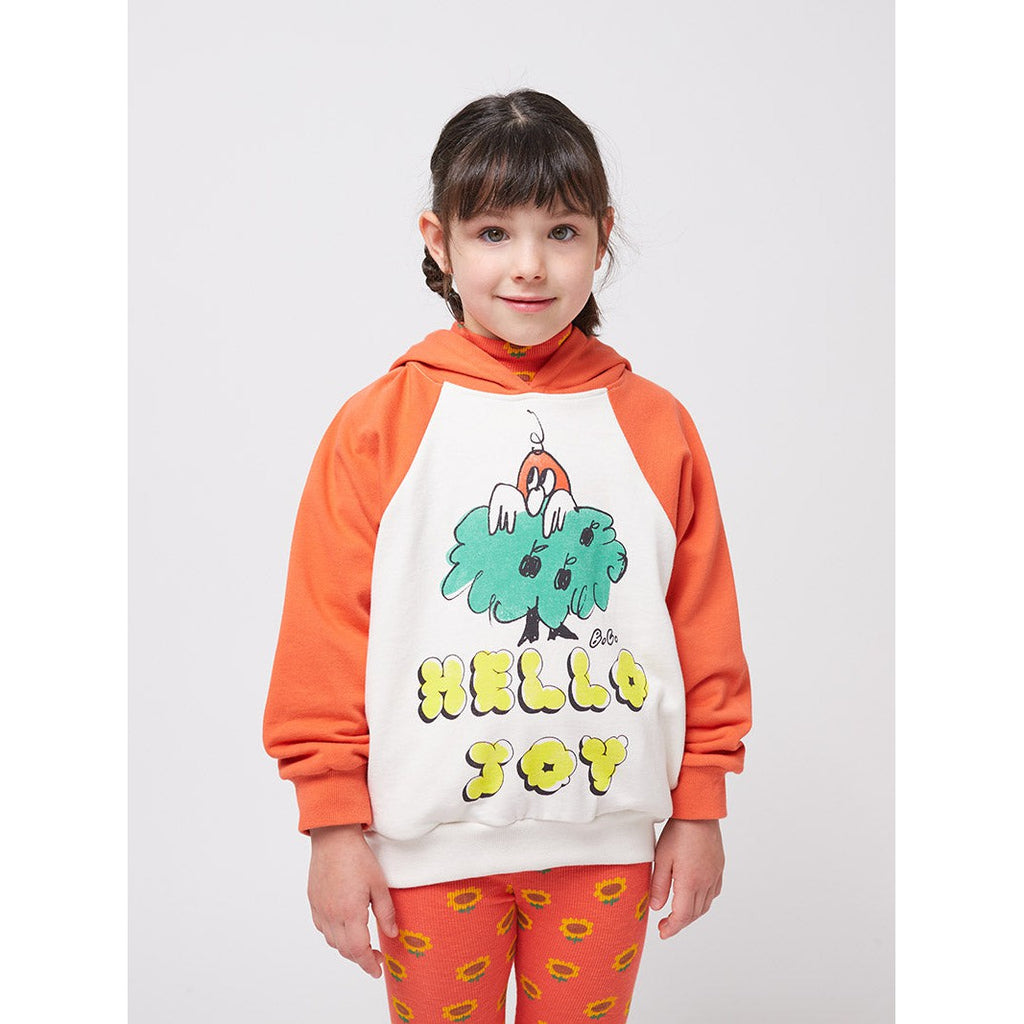 Bobo Choses - Hello Joy raglan sleeves hoodie | Scout & Co