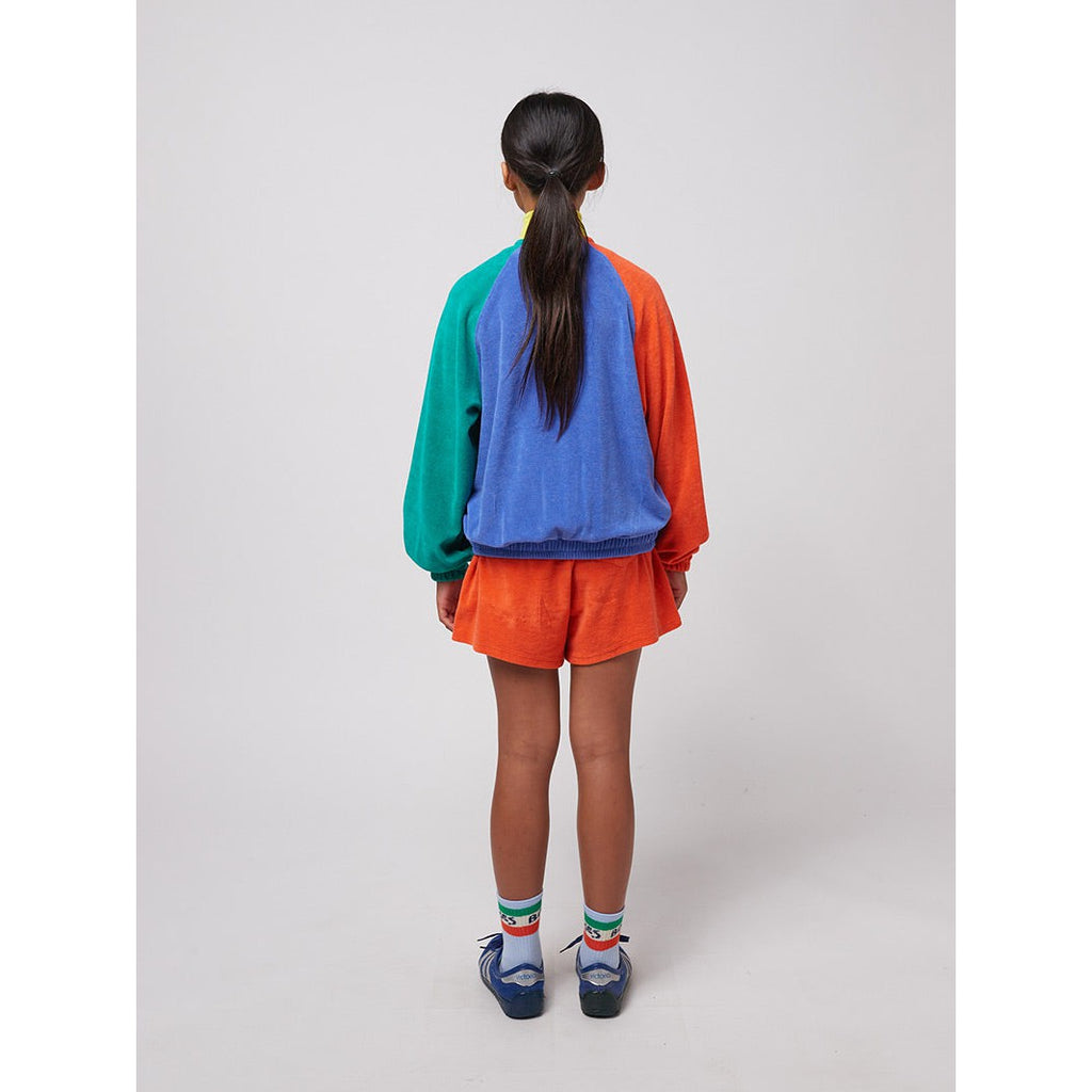 Bobo Choses - Smiling colour-block zipped sweatshirt | Scout & Co