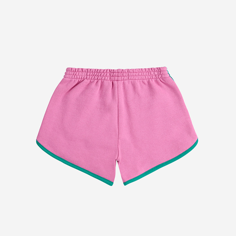 Bobo Choses - Pink colour block shorts | Scout & Co