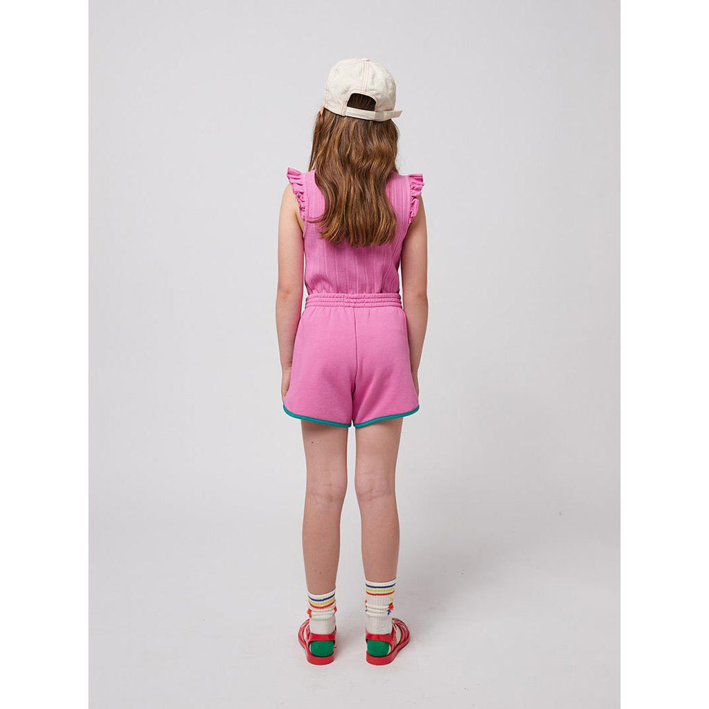 Bobo Choses - Pink colour block shorts | Scout & Co