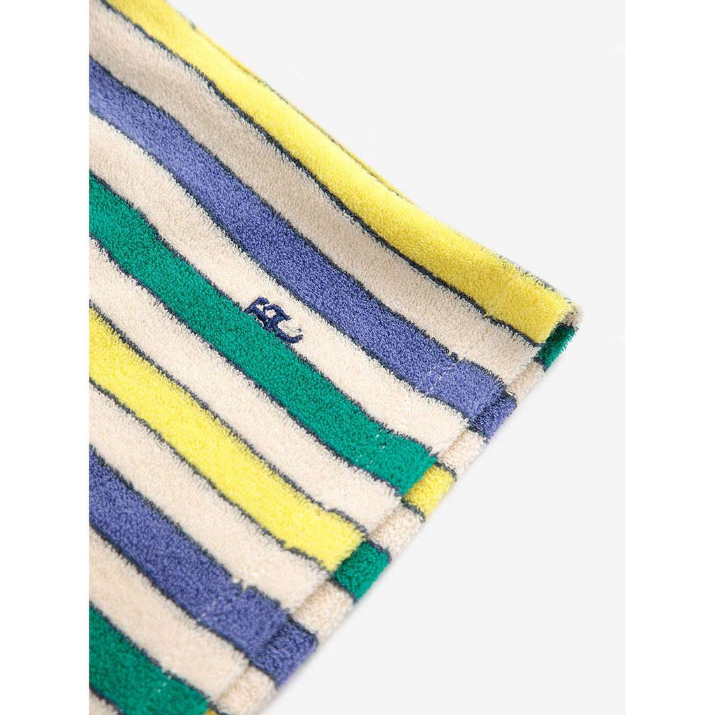 Bobo Choses - Multicolour stripes terry cloth bermuda shorts | Scout & Co