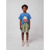 Bobo Choses - Multicolour stripes terry cloth bermuda shorts | Scout & Co