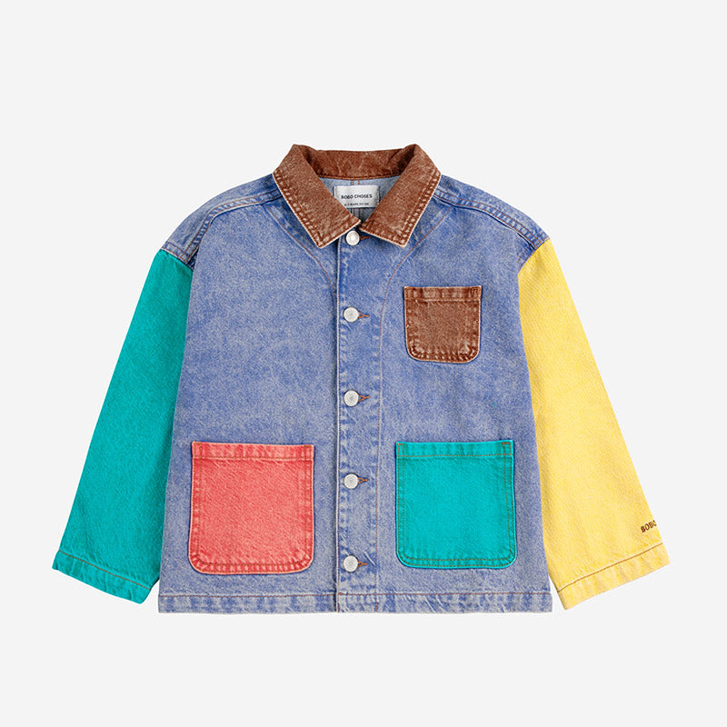 Bobo Choses - Colour block denim jacket | Scout & Co