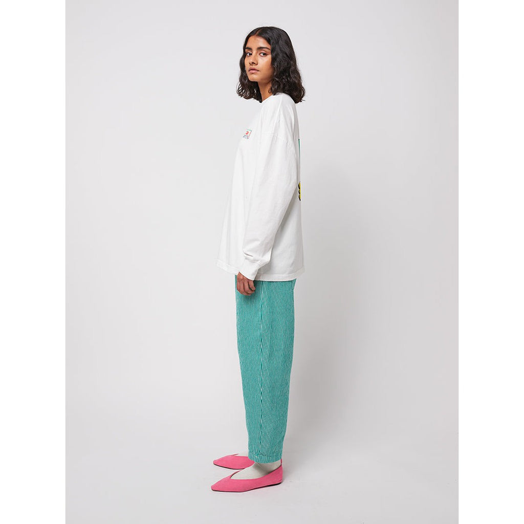 Bobo Choses Woman - Striped twill cocoon pants | Scout & Co